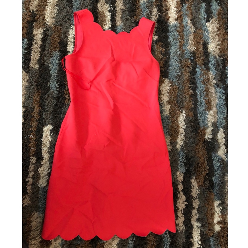 Jcrew scalloped dress size 2